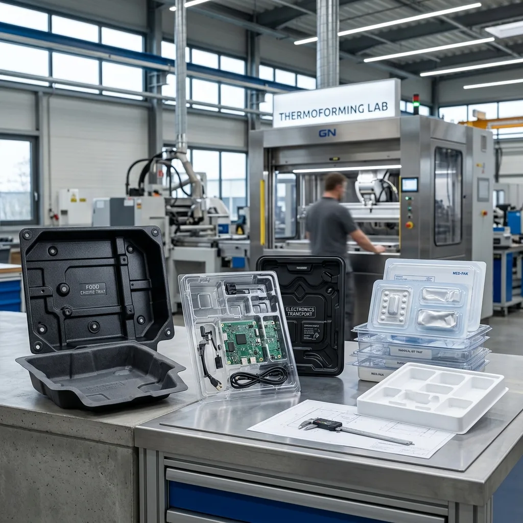 Thermoformed packaging for Automotive and engineering