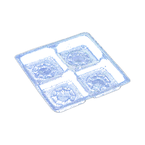 Heat-sealable blister tray, thermoformed by Aravinth Polymers, Chennai