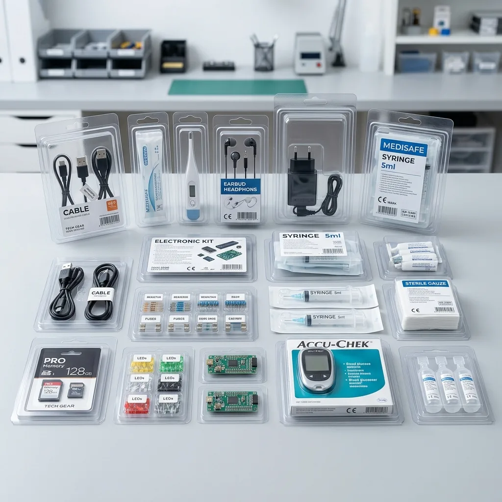 Thermoformed packaging for Retail and consumer goods